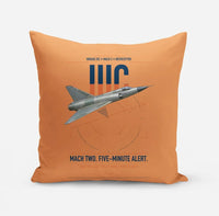 Thumbnail for Dassault Mirage IIIC design on orange pillow