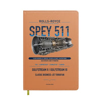 Thumbnail for SPEY 511 design on orange notebook