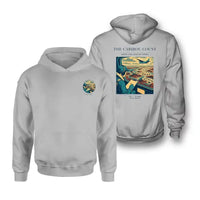 Thumbnail for VINTAGE G4198 - The Caribou Count - Double-Side Hoodie design on lightgray double side
