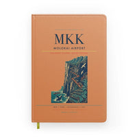 Thumbnail for Molokai Airport (MKK) design on orange notebook