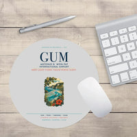 Thumbnail for Antonio B. Won Pat International Airport (GUM) design on light gray round mouse pad