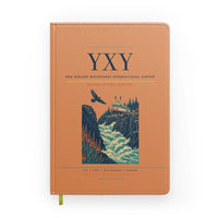 Thumbnail for Erik Nielsen Whitehorse International Airport (YXY) design on orange notebook