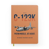 Thumbnail for C-123K Provider design on orange notebook