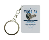 Thumbnail for V2500-A5 Key Chain design on light gray key chain