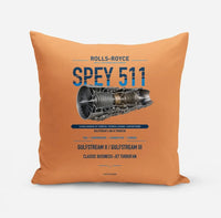 Thumbnail for SPEY 511 design on orange pillow