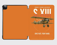 Thumbnail for SPAD S.XIII C.1 design on orange ipad tablet case