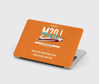 Thumbnail for Mooney M20J 201 design on orange MacBook case
