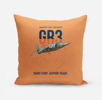 Thumbnail for Hawker Siddeley Harrier GR3 design on orange pillow
