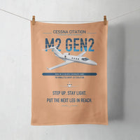 Thumbnail for Cessna Citation M2 Gen2 design on orange towel