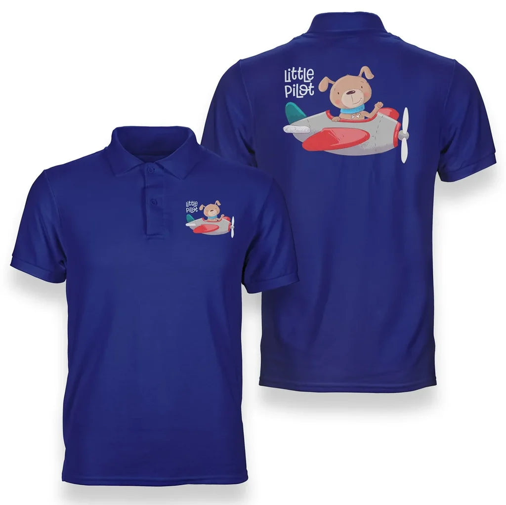 Little Pilot Dreams Take Flight Polo Shirt - view 2