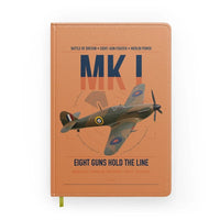 Thumbnail for Hawker Hurricane Mk I design on orange notebook