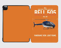 Thumbnail for Bell 505 design on orange ipad tablet case