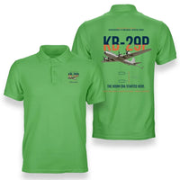 Thumbnail for KB-29P SUPERFORTRESS design on light green double-side polo t-shirt, double-side print