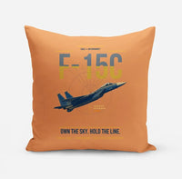 Thumbnail for F-15C Eagle design on orange pillow