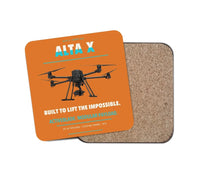 Thumbnail for Freefly Alta X design on orange 1 piece coaster