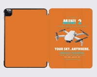 Thumbnail for DJI Mini 2 design on orange ipad tablet case