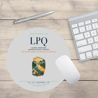 Thumbnail for Luang Prabang International Airport (LPQ) design on light gray round mouse pad
