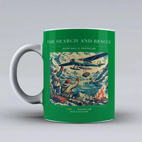 Thumbnail for VINTAGE G4052 - The Search And Rescue - Ceramic Mug design on green