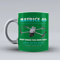 Thumbnail for Matrice 4D Mug design on green dji