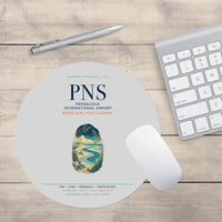 Thumbnail for Pensacola International Airport (PNS) design on light gray round mouse pad