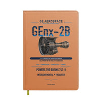 Thumbnail for GEnx-2B design on orange notebook
