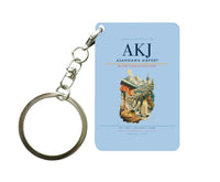 Thumbnail for Asahikawa Airport (AKJ) design on light blue key chain