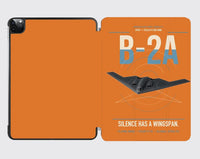 Thumbnail for B-2A Spirit design on orange ipad tablet case