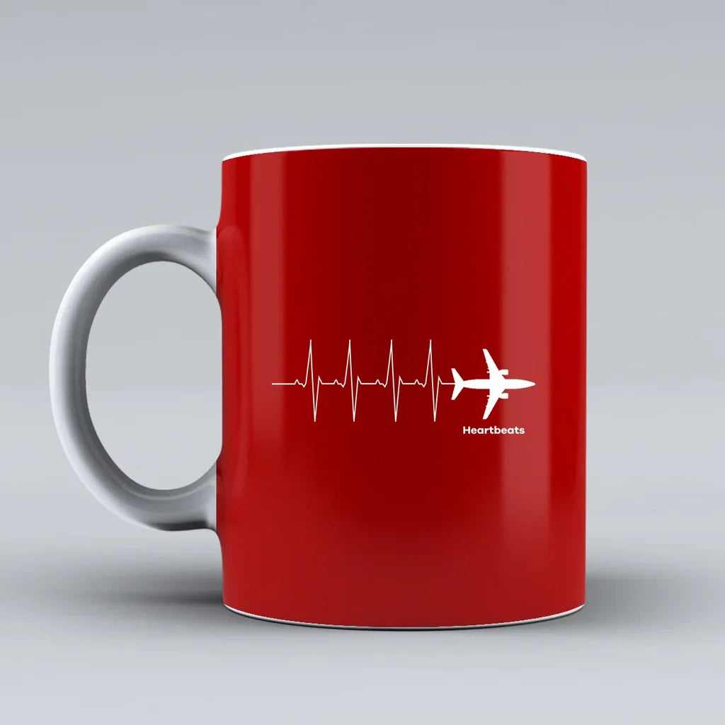 Customisable Aviation Heartbeats Mug - view 10