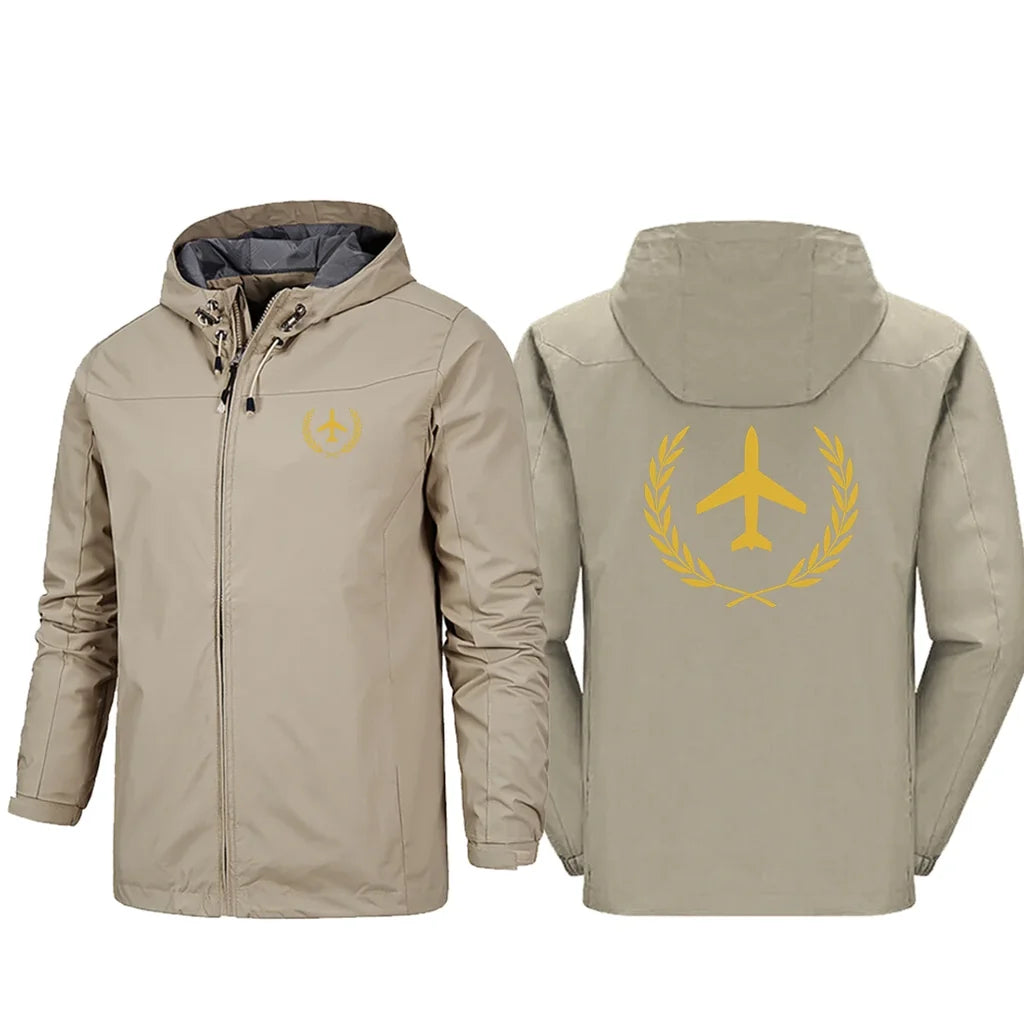 Leaf & Airplane Rain Jacket - view 10