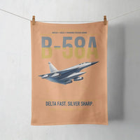 Thumbnail for B-58A Hustler design on orange towel