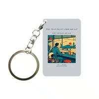 Thumbnail for VINTAGE G4457 - The Test Pilot's Breakfast - Designed Key Chain design on lightgray