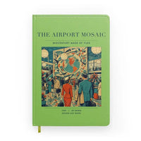 Thumbnail for VINTAGE G4132 - The Airport Mosaic - Designed Notebooks design on lightgreen