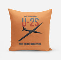 Thumbnail for U-2S Dragon Lady design on orange pillow