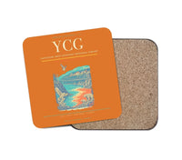 Thumbnail for Castlegar–West Kootenay Regional Airport (YCG) design on orange 1 piece coaster