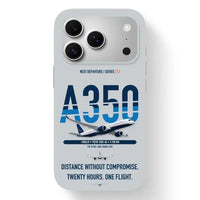 Thumbnail for Airbus A350-900ULR Case design on light gray iphone case