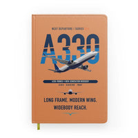 Thumbnail for Airbus A330-900neo design on orange notebook