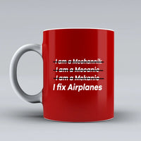 Thumbnail for Customisable I Fix Airplanes Mug - view 10