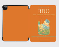 Thumbnail for Husein Sastranegara International Airport (BDO) design on orange ipad tablet case