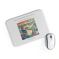 Thumbnail for VINTAGE G4390 - The Fence Post Navigation - Designed Mouse Pads design on lightgray rectangle