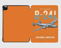 Thumbnail for B-24J Liberator design on orange ipad tablet case