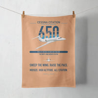 Thumbnail for Cessna Citation 650 - Citation III design on orange towel