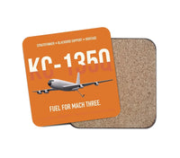 Thumbnail for KC-135Q Blackbird Tanker design on orange 1 piece coaster