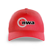 Thumbnail for Northwest Airlines NEW logo printed on red cap