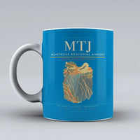 Thumbnail for Montrose Regional Airport (MTJ) airport code design on turquoise ceramic mug