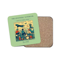 Thumbnail for The Spotters' Notebook - Designed Coasters design on light green 1-piece