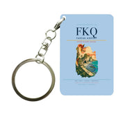 Thumbnail for Fakfak Airport (FKQ) design on light blue key chain