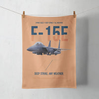 Thumbnail for F-15E Strike Eagle Deep Strike Any Weather design on orange towel