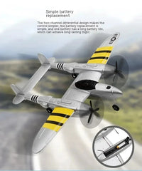 Thumbnail for FX816 Remote Control Airplane P38 Fighter Rechargeable RC Aircraft Glider Model - view 12