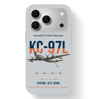 Thumbnail for KC-97L STRATOFREIGHTER design on light gray magsafe iphone case, for iPhone 17 Pro