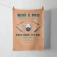 Thumbnail for DJI Mini 5 Pro design on orange towel